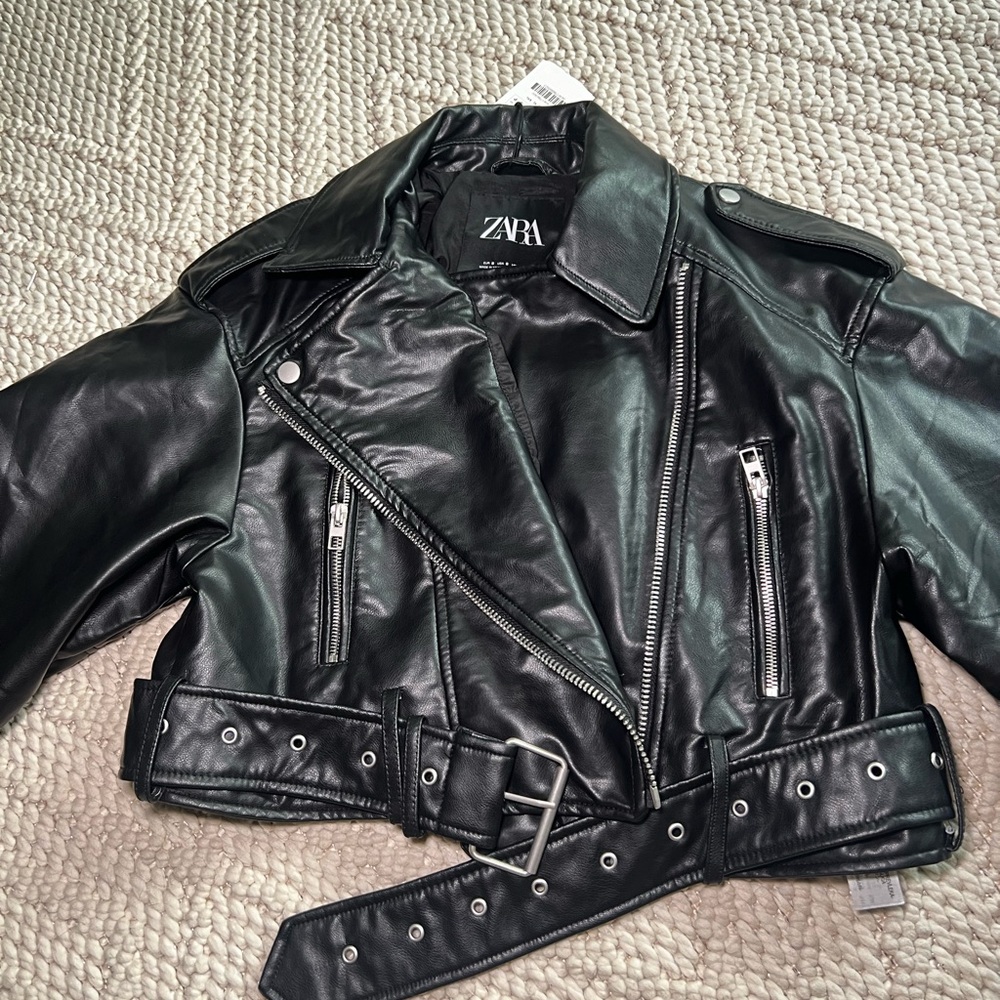 Zara Faux Leather Jacket